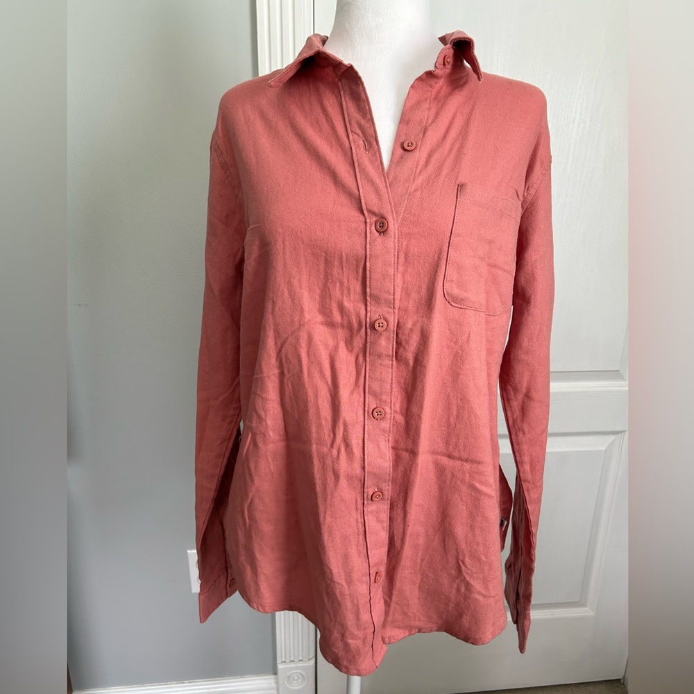 NWT Ocean+Coast | Dusty Pink Button Up | Size Large